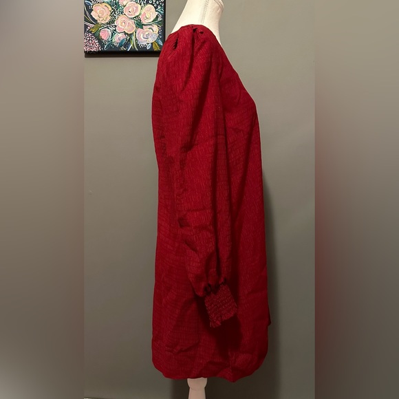 BB Dakota By Steve Madden Ruston Textured Long Sleeve Shift Mini Dress - Picture 7 of 12